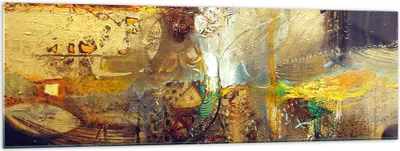 Produktbild von Bilder auf glas - Abstraktion modern - 160x50cm - Glasbilder - Wandbilder - Kunstdruck - zum Aufhängen bereit - Wanddekoration aus Glas - Glas Bilder - Wandbild auf Glas - Einteilig - GAB160x50-3483
