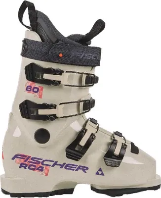 Image de Chaussures de ski alpin junior Fischer Rc4 60 Gw, beige, taille 20,5, pour garçons et filles, beige, taille 20,5