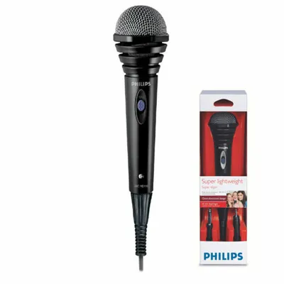 Image de Microphone karaoké Philips 100 - 10000 Hz