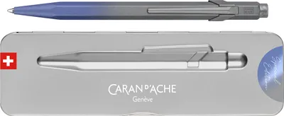 Image de CARAN D'ACHE Stylo à bille rétractable 849 Bleu tempête