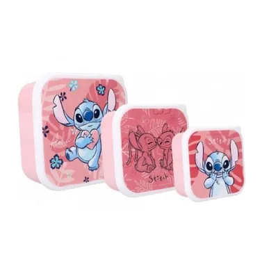 Produktbild von Lilo Stitch Lunchset 3in1 Snackbox Lunchpaket Butterbrotbox