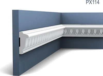 Produktbild von Profilleiste Friesleiste Stuck PX114 AXXENT Wandleiste Zierleiste Profil Wand Rahmen Einrichtungs Element 2 Meter