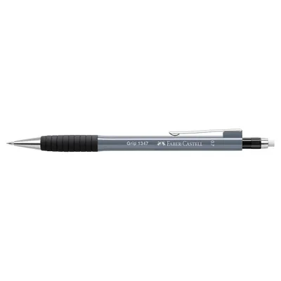 Produktbild von FABER-CASTELL Druckbleistift GRIP 1347 grau 0,7 mm