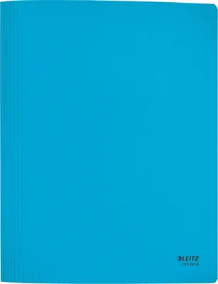 Produktbild von Schnellhefter Recycle A4 Karton blau Packung mit 10 Stück