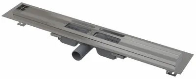 Produktbild von AlcaDrain Duschrinne APZ101 Duschrinne low Abfluss Waagerecht 550 mm