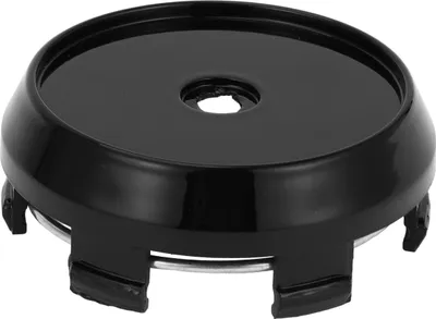 Produktbild von Universale Auto Radnabenkappe / Felgenabdeckung Radnabenkappen / für die meisten Autos / Snap-in Kunststoff 65 mm 2,56" OD / 1 Stück Glanzschwarz

<