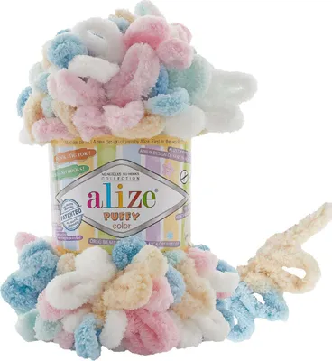 Produktbild von Alize Puffy Color 6523 Strickgarn