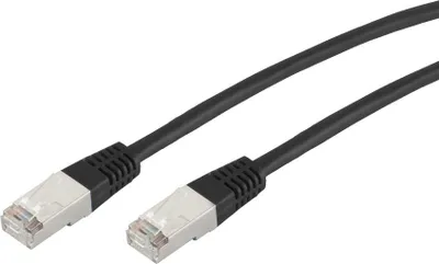 Produktbild von Patchkabel cat 6 S/FTP PIMF Halogenfrei sw 15m