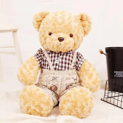 Produktbild von 60/100cm Plüschpuppe süßer Teddybär gefüllte Tiere zum Geburtstagsgeschenk