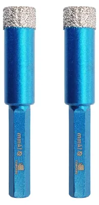 Zdjęcie produktu dla Zestaw dwóch wierteł diamentowych do ceramiki i płytek (14 mm)