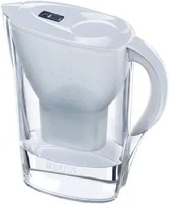 Produktbild von Brita Marella, Pitcher-Wasserfilter, 2,4 l, Transparent, Weiß