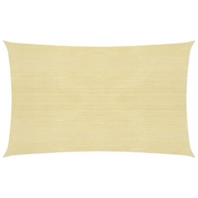 Produktbild von vidaXL Sonnensegel 160 g/m² Beige 3x5 m HDPE - Sonnenschirme & Sonnenschutze