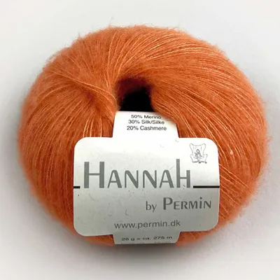Zdjęcie produktu dla Hannah by Permin – Luksusowa przędza z wełny merynosowej, jedwabiu i kaszmiru (18 motków)