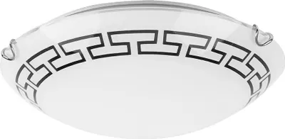 Produktbild von LED Deckenlampe, weiß, Glas, satiniert, rund, D 30 cm