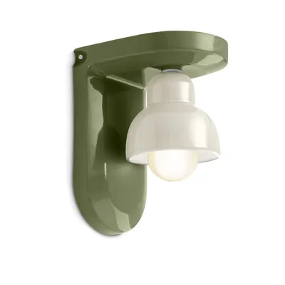 Immagine prodotto di DECO' BERIMBAU C2600, Lampada a Parete Applique in Vetroceramica, Ferroluce