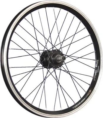 Produktbild von 20 Zoll Hinterrad Grünert Dynamic4 Hohlkammer 6 Loch Disc 5-9 Schraubkranz fach schwarz