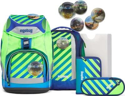 Produktbild von Ergobag Schulranzen Set 6tlg. Pack (2022) TruckBär (NEO Edition)
