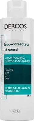 Produktbild von Vichy Dercos Oil Control, Frauen, Nicht-professionell, Shampoo, öliges Haar, Alle Farben, 200 ml