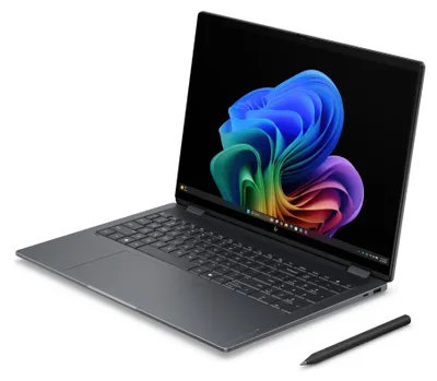 Produktbild von HP OmniBook X Flip Next Gen Laptop 16-cb0094ng - Flip-Design - Intel Core Ultra 9 386H / 2.1 GHz - Win 11 Home - Intel Graphics - 1 TB SSD NVMe - 40.6 cm (16")