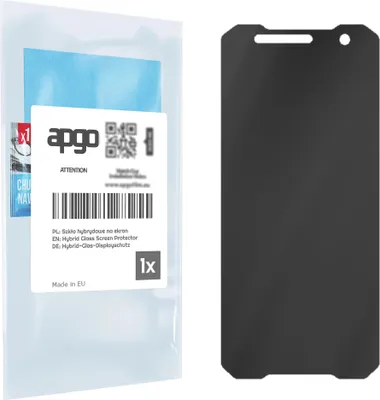 Produktbild von apgo Displayschutzglas Anti-Spähen Schutzglas für myPhone HAMMER Explorer PRO - Blickschutzglas Bildschirmschutz, 7H Hybrid Schutzglas mit Keramikbeschichtung [Matt, Full Glue, Anti-Spy]