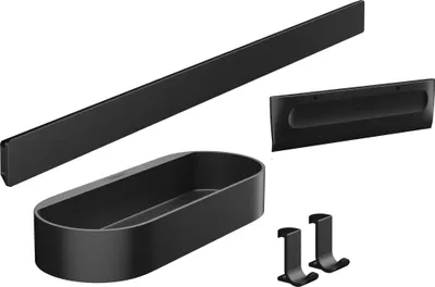 Produktbild von Duschset WallStories mattschwarz mattschwarz