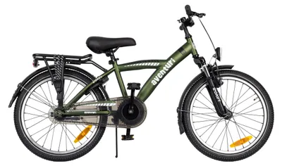 Produktbild von Aventuri Roady 3.0 Jungenfahrrad 20 Zoll, Kinderfahrrad für 6 bis 8 Jahre, 1 Gang, Dunkelgrün