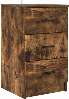 Obrázok produktu pre Nočný stolík Tmavý dub 38 x 38 x 66 cm Kompozitné drevo