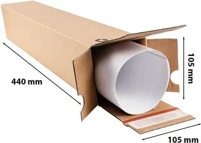 Zdjęcie produktu dla Pudełko TubeBox 105x105x440mm