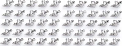 Produktbild von TENAX® Set 20/30/50/100 Stk. Schrauben Ø 3,4 mm 9 mm Edelstahl vernickelt Größe: 50er Set