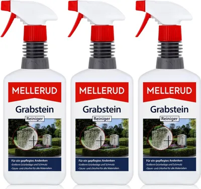Produktbild von 3x Mellerud Grabstein Reiniger 500 ml