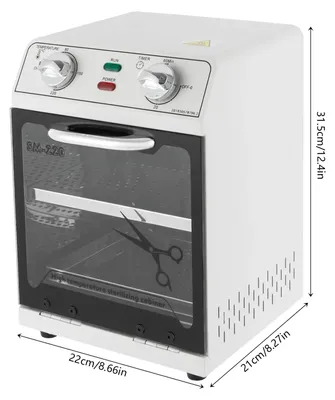 Immagine prodotto di Sterilizzatore a vapore, 600W, capacità 8L, 220V, colore: bianco