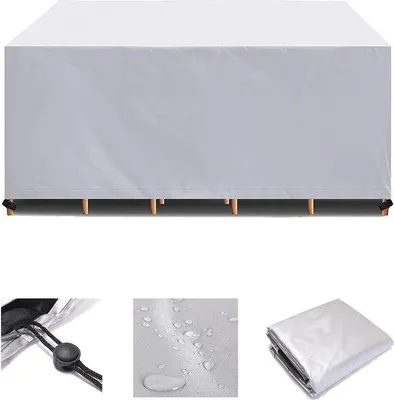 Image de Housse de protection Famanu pour meubles de jardin - 150x70x55 cm, imperméable et résistante aux UV
