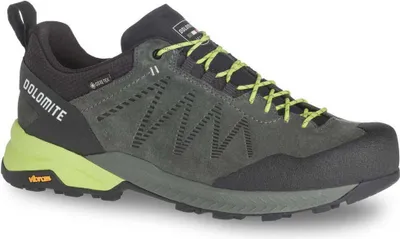 Produktbild von Dolomite Crodarossa Leather GTX Ms Zustiegsschuhe Silver Green/Lime Green UK 7,5 - EU 41,5