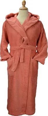 Immagine prodotto di A&R 027.50 | Robezz® Accappatoio organico in Cotonelogico - Colore: Rosa - Taglia: S/M