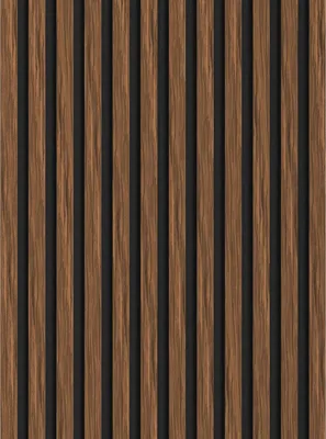 Zdjęcie produktu dla Mexen Lam-F lamele ścienne akustyczne 275 x 30 cm, filc 8 mm, fornir techniczny, Mahoń Rubinowy - S105-275307-3015-013