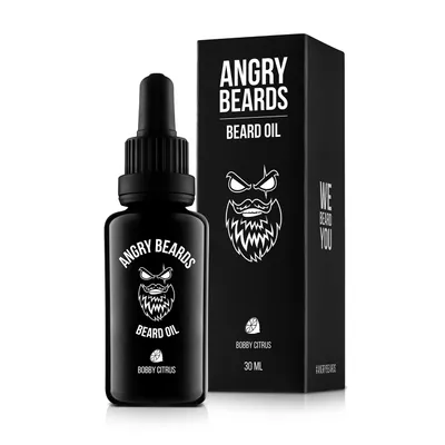 Obrázek produktu pro Beard Oil olej na vousy Bobby Citrus pro muže 30 - Angry Beards