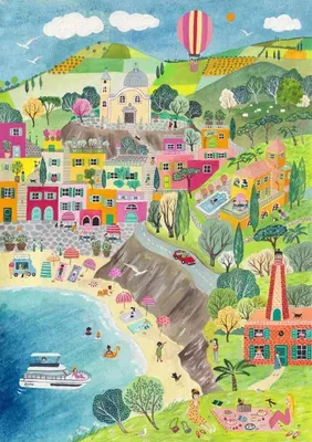 Zdjęcie produktu dla Pieces & Peace Puzzle Italien 2000 Teile buntes Puzzlespaß