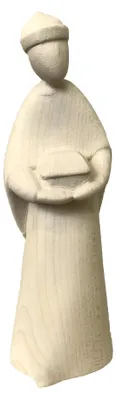 Holzfigur Caspar Black King, Ahorn, 8 cm, religiös