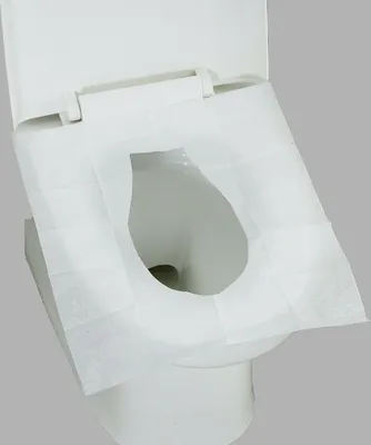 Produktbild von WC Papiersitz Auflage Schutzauflage WC Brille 25 Stück Papierauflage