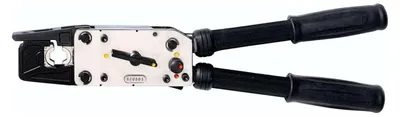 Produktbild von 633 101 3 K1 Rennsteig Werkzeuge GmbH Handcrimpzange MPZ 55 im Kunststoffkoffer für Rohrkabelschuh und Presskabelschuh,
