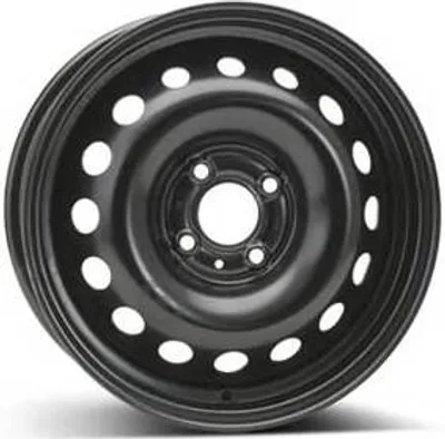 Productafbeelding van 15-inch stalen velg ALCAR, 15" x 6", 4x100 steek, ET50, 60.00mm naafdiameter, zwarte velg