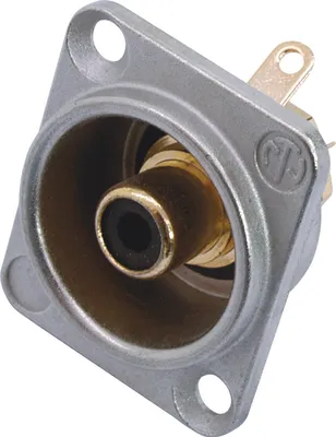 Produktbild von NEUTRIK Cinch Einbaubuchse sw NF2D0