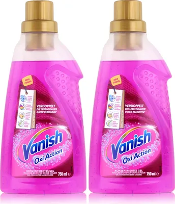 Produktbild von Vanish Oxi Action Konzentriertes Gel 750ml Wäsche Booster ohne Chlor (2er Pack)