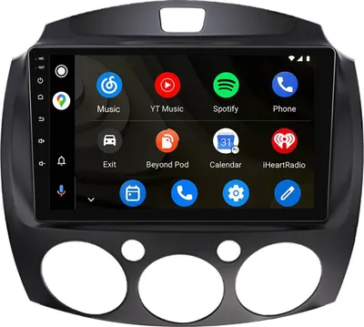 Obrázok produktu pre Android autorádio 9 palcov 128 GB pre Mazda 2 2007-2013 CarPlay Android Auto Navi Bluetooth DAB+