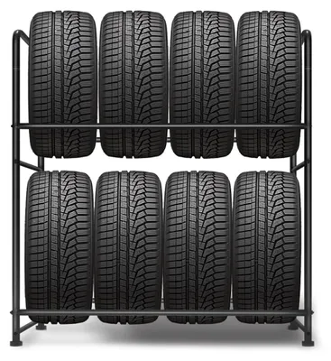 Produktbild von Stahlbandhalterung - Stahlbandbefestigung - Stahlbandlagerung - Garageneinrichtung - Stahlbandstütze - Schwarzes Metallregal