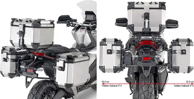 Produktbild von GIVI PLO1188CAM PL ONE-FIT Monokey Cam-Side Seitenhalterungen