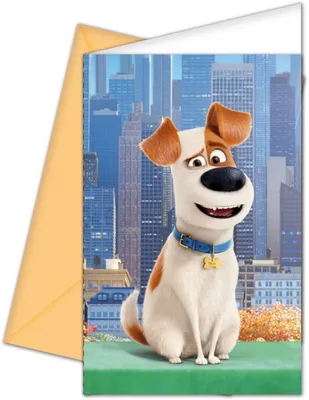 Immagine prodotto di Biglietti d'invito per animali domestici con busta in confezione da 6 pezzi