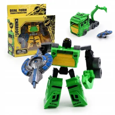 Produktbild von 2in1 Transformer Auto & Roboter Spielzeug - Schnelle Verwandlung Actionspielzeug