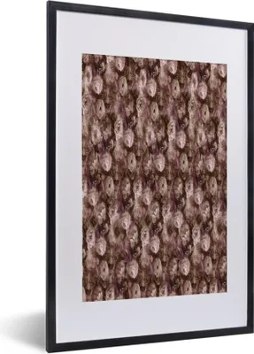 Produktbild von MuchoWow® MuchoWow® Gerahmtes Poster Blumen - Rosen - Pastell 40x60 cm - Poster mit zchwarzem Bilderrahmen - Poster in Rahmen