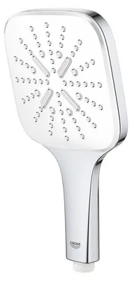 Produktbild von GROHE Vitalio Smartactive 130 Cube Handbrause 3 Strahlarten, Handduschbrause mit Kopf, Chrom, 9,5 l/min